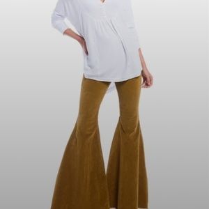 Free People Just Float On Flare Jeans Corduroy